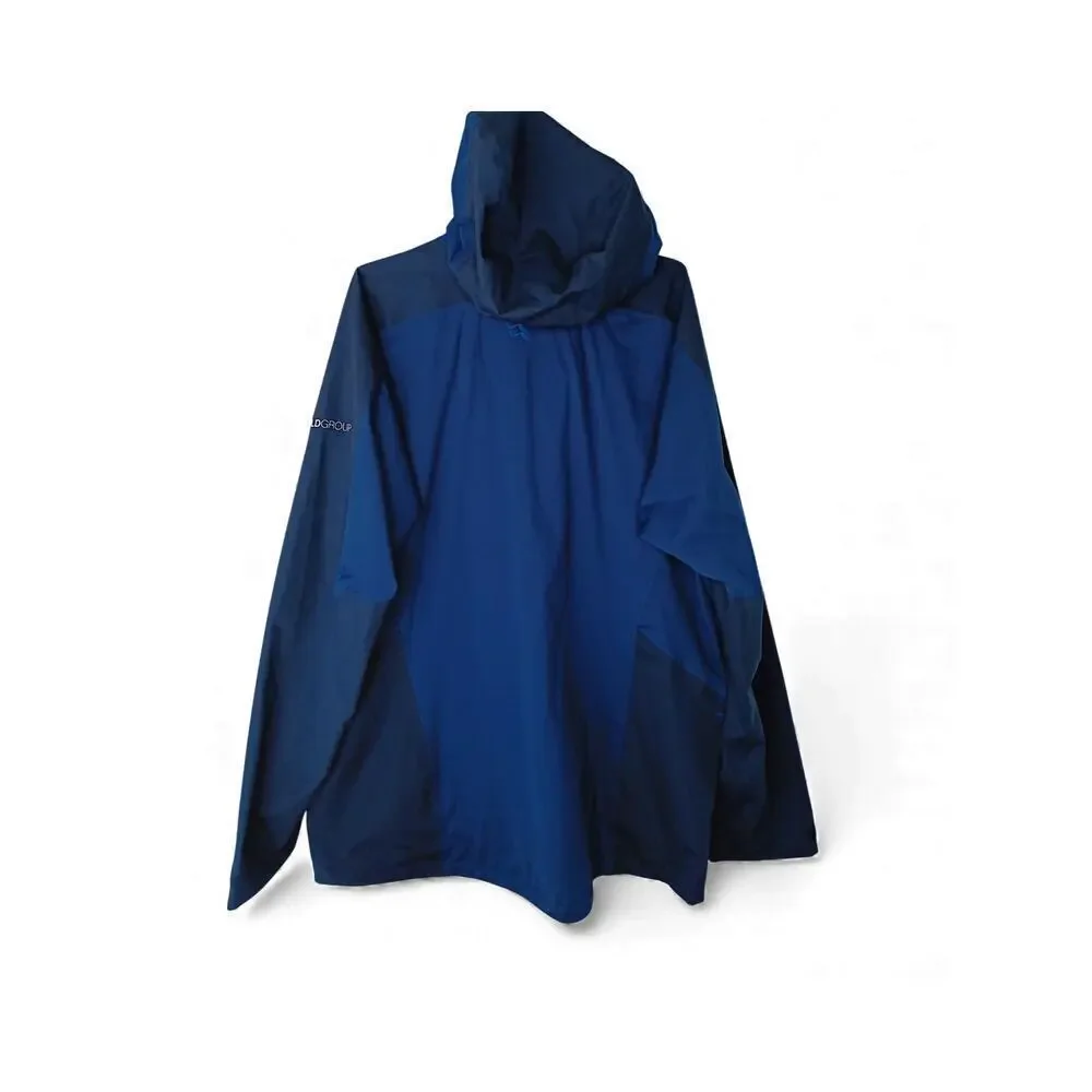 New Rab Kinetic Alpine 2.0 Jacket XXL Blue Softshell Hooded BuildGroup Logo